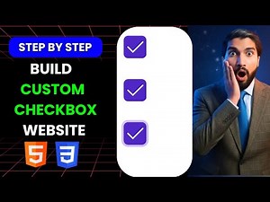 Custom Checkbox HTML & CSS Project | On/Off Toggle Using Flexbox | HTML & CSS Project for Beginners