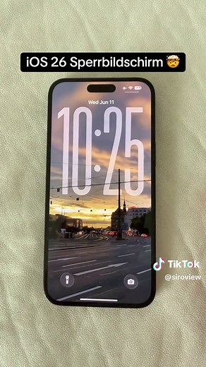 Entdecke die neuen iOS 26 Sperrbildschirm Designs!
