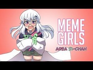 Area51-Chan VS Naruto Runner | MEME Girls Comic Dub