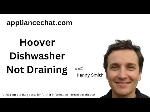 Hoover Dishwasher Not Draining (Solved)