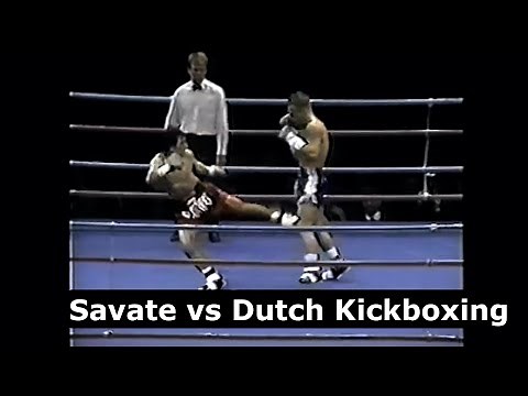 Savate Dismantles Dutch Kickboxing - When Ramon Dekkers Loses A Match