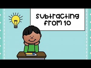 Subtracting from 10 Video