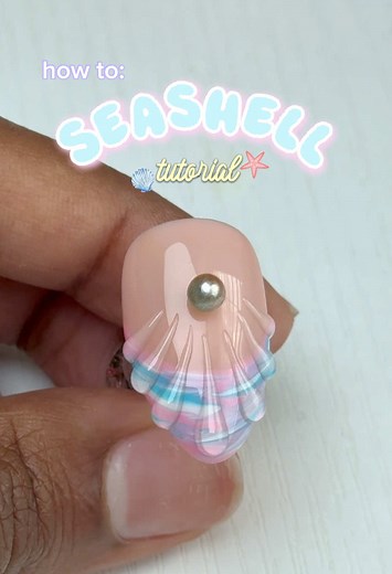 DIY Seashell Nails for Beginners: Easy 3D Summer Nail Art