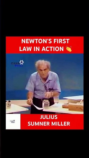 NEWTON’S FIRST LAW IN ACTION 👏 #newton #firstlaw #scienceproject #physicsclass #scienceexperiment