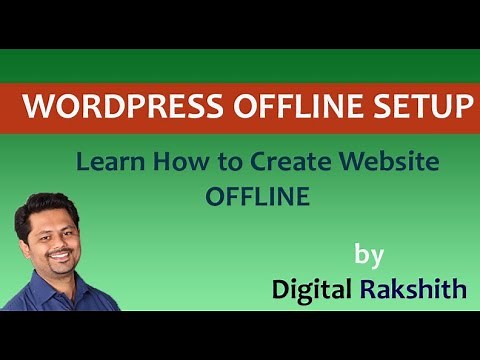 wordpress offline setup tutorial for beginners - Create website offline using wordpress and xampp