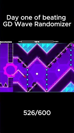 Day one of beating GD Randomizer