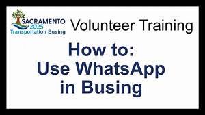 How to Use WhatsApp for Busing