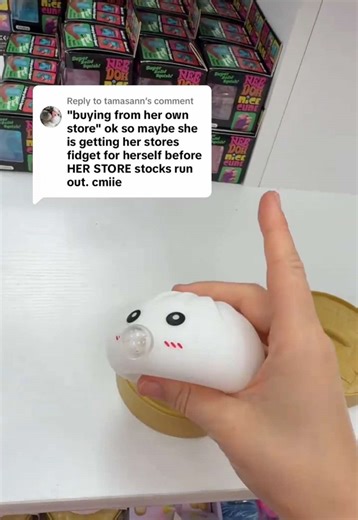 Replying to @tamasann I have other helpers and employees who restock the store and put products online.. so yes, sometimes I have to RUN to @Fidget Toys Plus to get stuff before they sell out! 🏃🏻‍♀️ Unfortunately I did miss out on these blow bubble dumplings.. hopefully we restock them soon! 🤞#mrsbench #fidgettoysplus #worldsbiggestfidgettoycollection #squishycollection #mysterydumpling