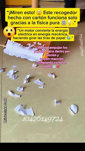 #aprendematematicayfisica #recogedor #carton #motor #papel #CONVIERTE #energia #mecanica #Rotary #empujar #physics #fisica #mathematics #ciencia #science #education #engineering #reelsviralシ #reelsviralシfb #viralreelsシ #reelsfbシ #facebookreelsviral #reelschallenge #facebookreel #parati #fblifestyle | Aprende Matemática Y Física