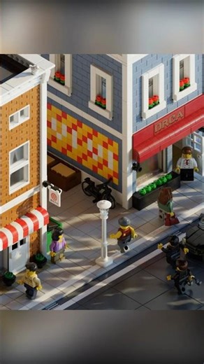 LEGO MOC Stop Motion Animation | Street Scene