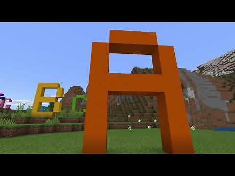 Minecraft Alphabet