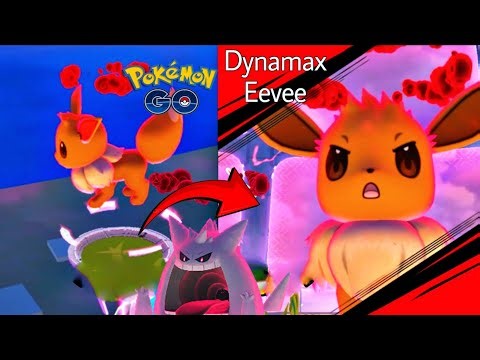 EASY SOLO Dynamax Eevee Raid with ✨Shiny Gigantamax Ganger in Pokémon Go | dynamax eevee pokemon go