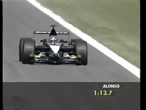 2001 F1 Italian GP-Qualifying - Fernando Alonso 1st run