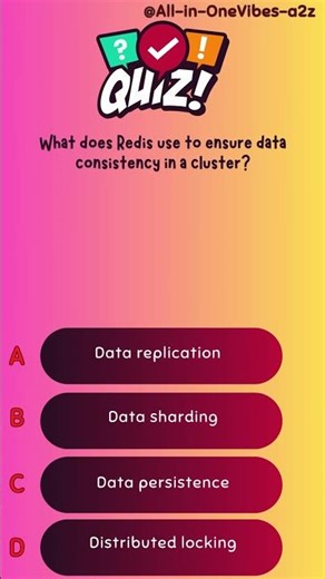 What does Redis use to ensure data consistency in a cluster?