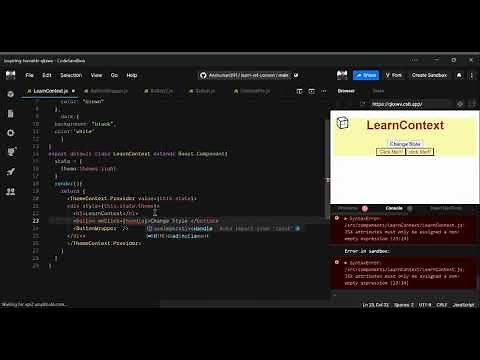 React Tutorial 49 - Toggling Light/Dark Theme in React