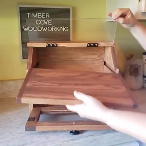 Rustic Bread Box, Counter Top, Bread Cabinet, Bread Display, Pastry, Breadbox Vintage Farmhouse Style Wood 2 Story Cake Cupcake Pinterest - Etsy