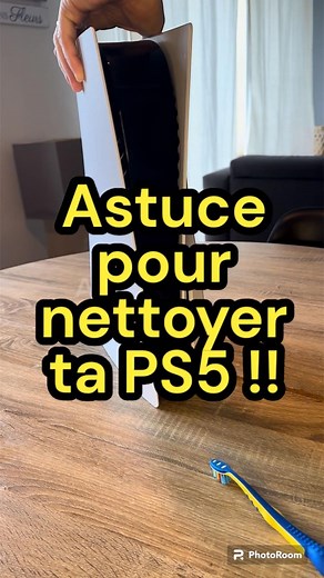 Thomas Cheneau on Instagram: "Voici une astuce pour nettoyer ta PS5 ! Fais ça et elle sera nickel ! #astuce #nettoyage #ps5 #menage #clean"