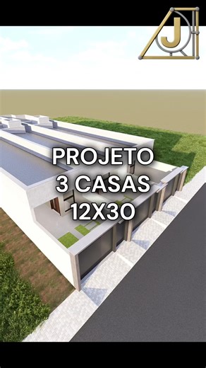 Renda Mensal com 3 Casas em Terreno de 12x30