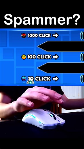 50K views · 211 reactions | Easy vs Impossible 1,000 Click Spam! #shorts | ItzBran | Facebook