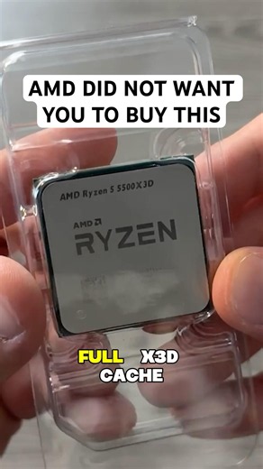 The $150 CPU AMD Didn’t Want You to Buy - Ryzen 5 5500X3D #amd #cpu #summerofgoals