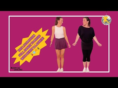 The Locomotion - Full dance To Music with Kerry & Lauren 💃🏻🔥🪩🕺🏽