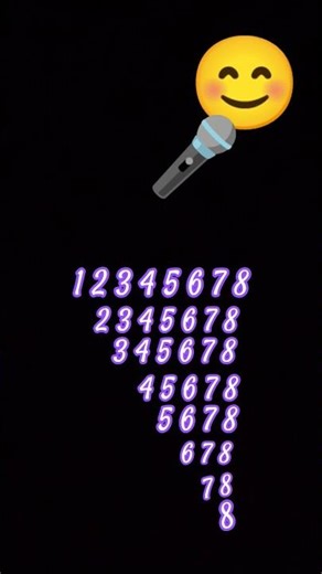 ##☺️💖💗numbers 12345678 ,2345678, 345678, 45678, 5678 ,678, 78 ,8 ☺️💖💗,##
