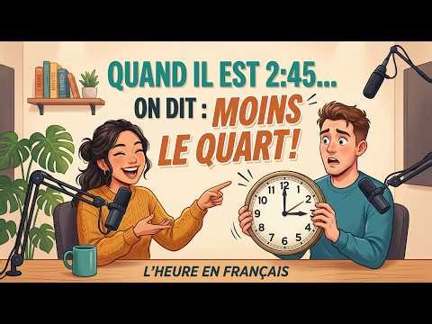 Dire l'heure en français ? C'est plus facile que vous le pensez | Easy French Podcast