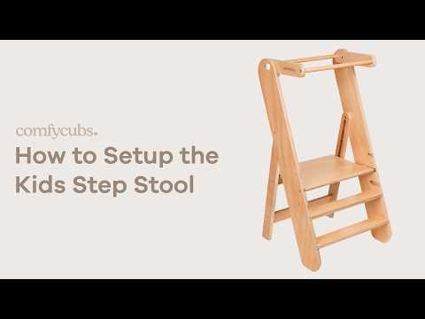 Comfy Cubs Kids Step Stool | Quick Setup Guide
