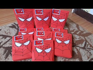 DIY Spiderman Lootbags. 👌 (Vlog079)