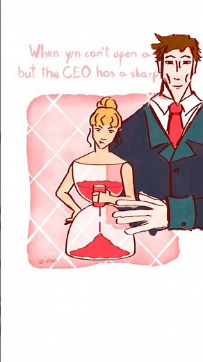 Being a y/n must be sooo difficult... glad she has the CEO to help her out✨️#art #yn