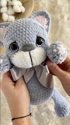 CrochetPlushKitty tutorial #diytoy #háčkovanie #tommyssheep #amigurumi #crochetplushies #háčkování