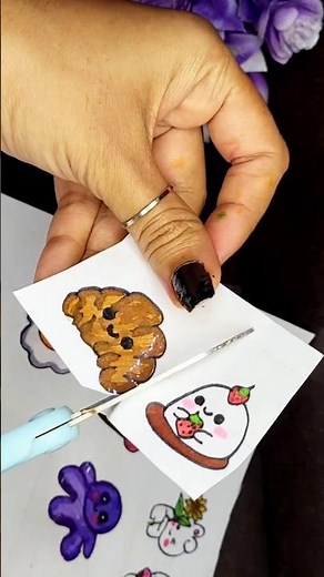 "DIY Sticker Making ✨ No Printer | Super Cute Stickers!" #shorts #diy #art