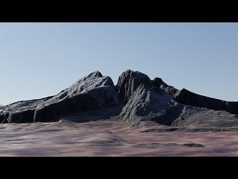 Procedural Nodes (part 41) - Procedural Mountain Landscape in Blender