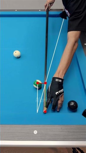 Accurate bank shot technique