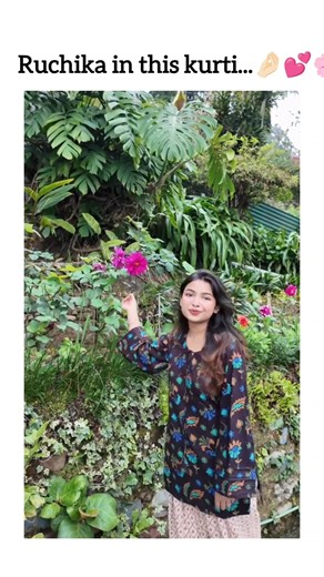 Ruchika in her pahadi gir era..🤌🏻💕🌸#ruchikarathore