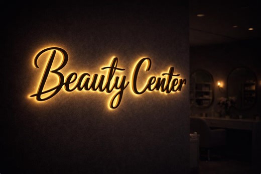 Reception Logo Sign, Metal backlit sign, Light up Logo Sign, Indoor Shop Sign, Sign Wall, Laser Cut Signs, Indoor Signs, Custom Shop Sign - Etsy