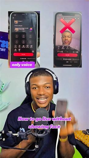 Cómo ir en vivo sin mostrar la cara usando solo voz