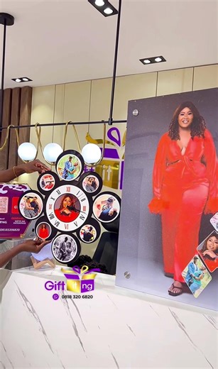 Perfect gift for your loved ones🎉 Gift combo contains: -9 set wall clock -20 by 30 acrylic crystal frame Price:#77,500 To place an order,send a message to our WhatsApp number:08183206820 This is the ONLY WhatsApp number we have📌📌📌 Office address:53,Itire Road, opposite Domino’s Pizza/Mobil filling station by Ekololu bus stop, Surulere, Lagos #giftforfriend #giftbrandinlagos #makemefamous #giftforhim #giftidea #giftsforher #giftforfriend
