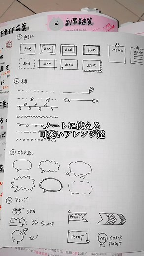 可愛いノートのまとめ方ガイド🌷