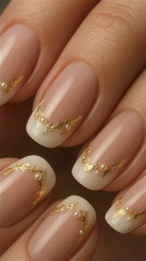 Clean & Classy Bridal Nail Extensions 🤍 Perfect for Wedding Season