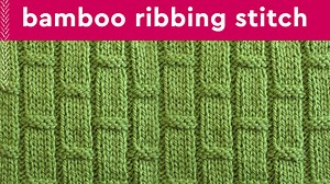 26 reactions | This Bamboo Ribbing Stitch Knitting Pattern has a unique and natural look, like you have woven actual bamboo into your knitting  Pattern link in comments. | Studio Knit | Facebook