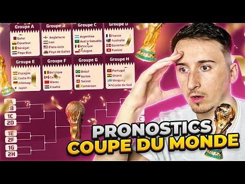 PRONOSTIC COMPLET COUPE DU MONDE 2022 ! Tous les matchs jusqu'à la finale (HISTORIQUE!)