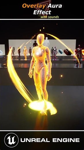 04 Sphere Aura Overlay Niagara Effect on Unreal Engine