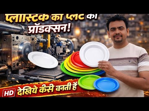 Plastic Plate Manufacturing Process | Injection Molding Machine Factory Video
