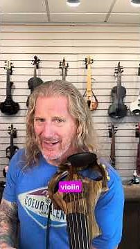 Drop tuning an electric violin