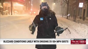 Live from Green Bay: Stephanie Abrams in a blizzard