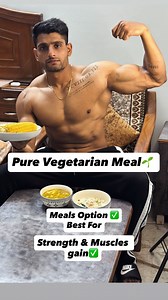 Option for protein ✅ Option - 1⬇️ Moong dal - 70gm(Raw) Low fat paneer - 100gm ✅ Calories - 385kcal ✅ Protein - 42gm . Options - 2⬇️ Soya chunks - 54gm Dahi - 250gm . ✅ Calories - 350kcal ✅ Protein - 39gm . Option for Carbohydrates ✅ Option - 1⬇️ Sweet potato - 300gm ✅ Calories - 270kcal ✅ Protein - 6gm . Option - 2⬇️ Boiled corns - 300gm . ✅ Calories - 282kcal ✅ Protein - 9gm . #dietplan #vegetarian #fitness | Vishal Bhati