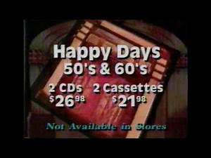 Happy Days 50's & 60's CDs and Cassettes Infomercial (2001)