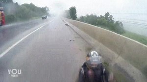 Not an ATV - But this is an amazing save - Man pulls girlfriend close after aquaplaning on a motorbike - Wearing the right gear makes a MASSIVE difference! Stay safe out there everybody! | Aussie Powersports - ATV UTV Quad Accessories, Hunting | Facebook