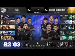 Golden Guardians vs TSM - Game 3 | Round 2 Playoffs S10 LCS Summer 2020 | GG vs TSM G3